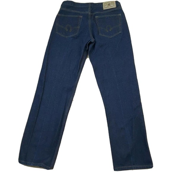 ROCAWEAR DENIM CO.~Men's Size 34×32~Blue Denim Jeans Button-Fly,100% Cotton. - Picture 8 of 12
